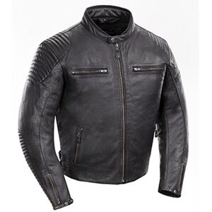 Joe Rocket LEATHER Sprint TT Motorcycle Jacket, Size SMALL